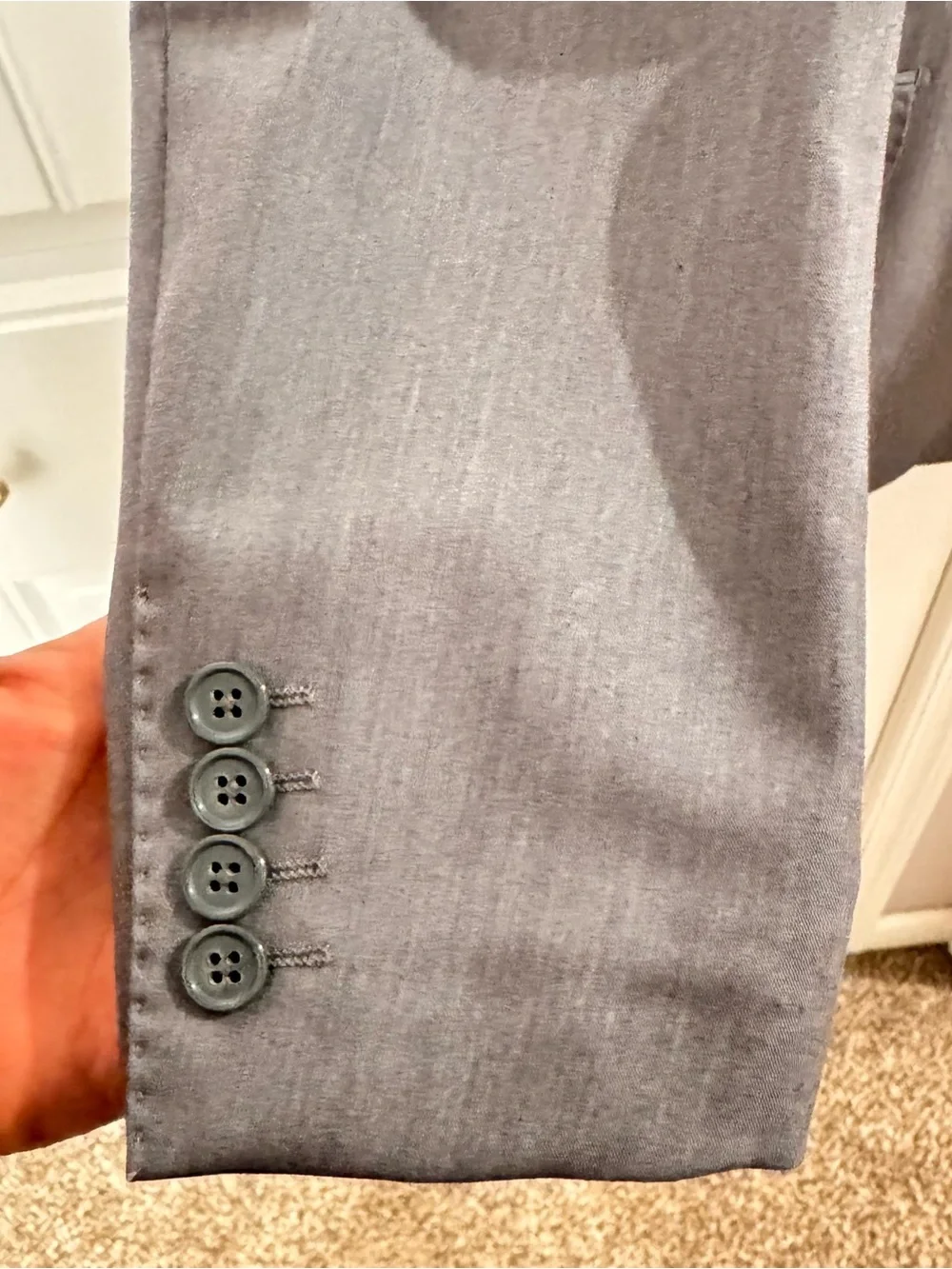 Men’s Warehouse 3-Piece Suit – Size 40 Slim - WORN ONCE!